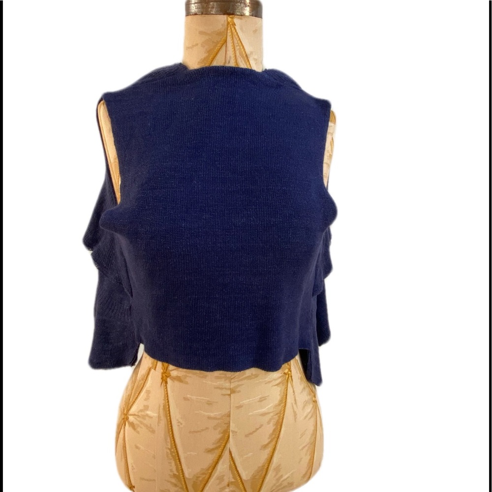 NWT Theory linen sweater vest - Picture 2 of 5